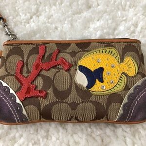 Coach Fish Wristlet - RARE! 🐠